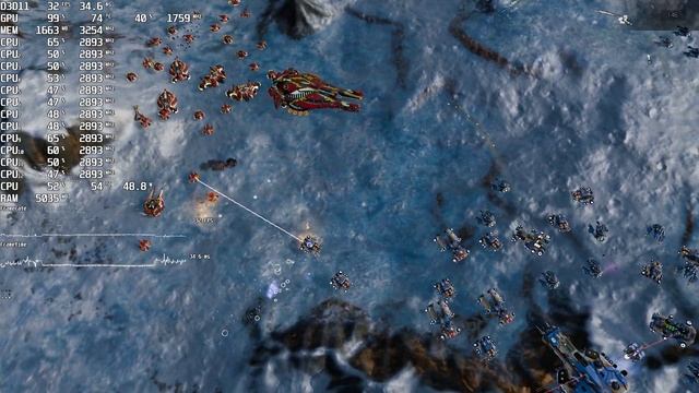 Ashes of the Singularity (Benchmark). FPS Test Nvidia GeForce GT 1030 (INTEL Xeon E5-2630v2) смотреть онлайн