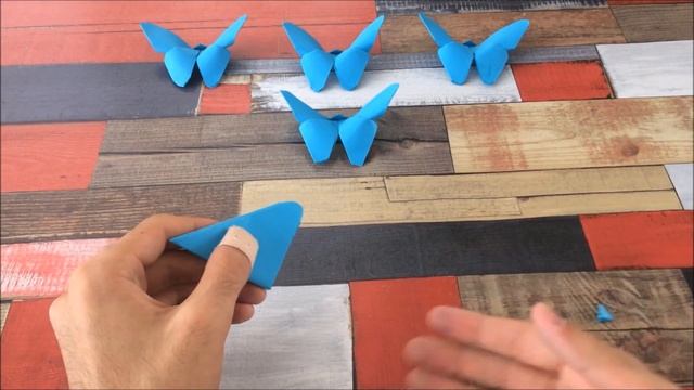 ORİGAMİ # 3 Kağıttan Kelebek Nasıl Yapılır ? (Butterfly Paper)... смотреть онлайн