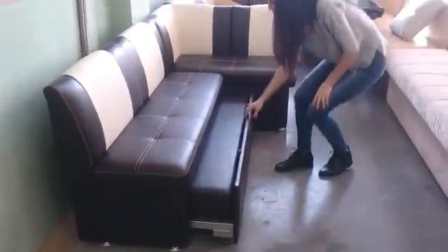 Кухонный угловой диван Арго со спальным местом смотреть онлайн