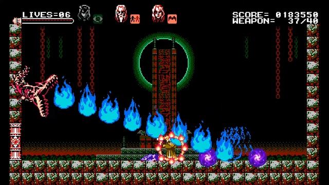 Bloodstained: Curse of the Moon Прохождение #9 Nightmare Mode Финал (Fallen Moon's Requiem) смотреть онлайн