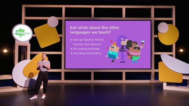 Duolingo Character Voices • Emily Chiu and Dr. Kevin Lenzo • Duocon 2021 смотреть онлайн