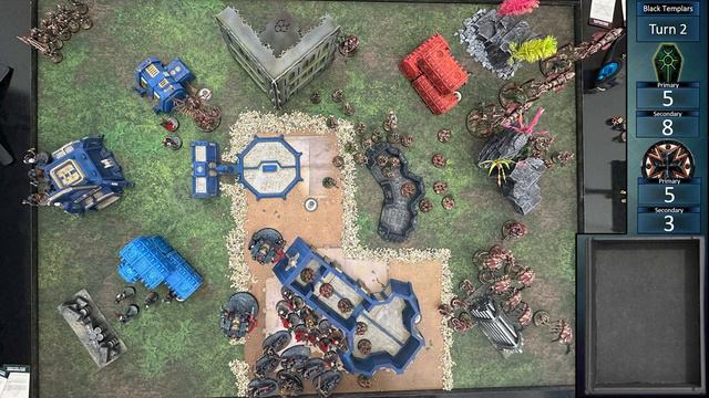 Necrons Vs Space Marine Black Templars 2k: Warhammer 40k Battle report 10th edition New Codex смотреть онлайн