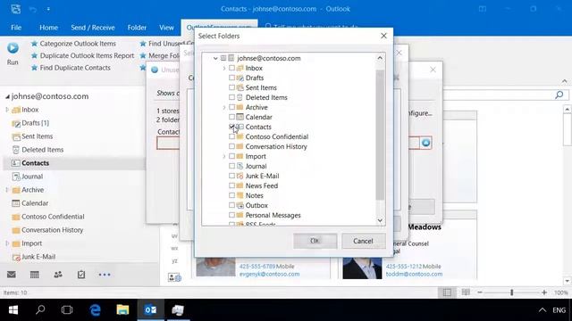 Get a Report on Unused Outlook Contacts смотреть онлайн
