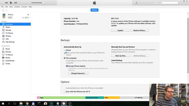 Создание резервной копии iPhone/iPad смотреть онлайн
