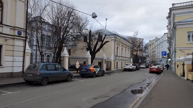 Walking street in moscow: Chisty prodey region .прогулка по району чистый пруди в москве смотреть онлайн