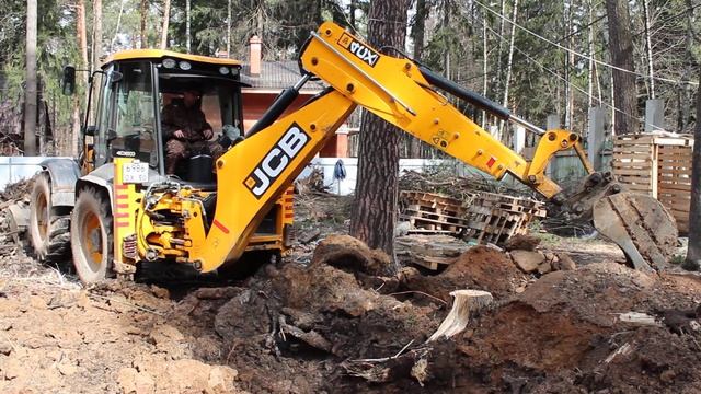 Корчевка пня. Dendroplan.ru: 8(925)5220144 смотреть онлайн