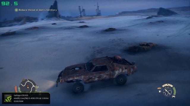 Mad Max [GTX 970 + i5 4590] Ultra settings FPS test смотреть онлайн