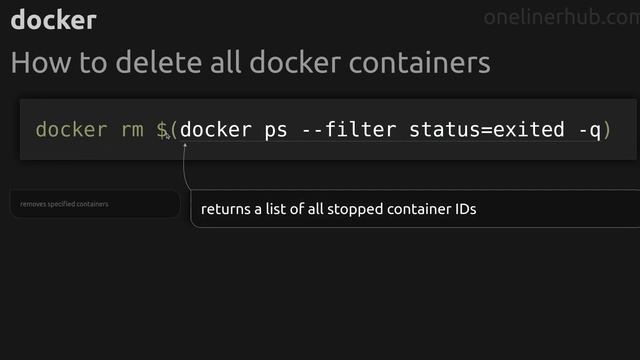 How to delete all docker containers #docker смотреть онлайн