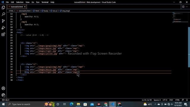 26-CSS: Opacity/Transparency Property tutorial in Hindi/Urdu смотреть онлайн