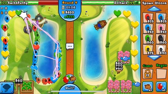 BTD BATTLES GETS LIGMA! TACK SHOOTER SECRET WEAPON! | Bloons TD Battles смотреть онлайн
