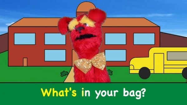 What is In Your Bag? Song with Matt | School Classroom Items | Learn English Kids
