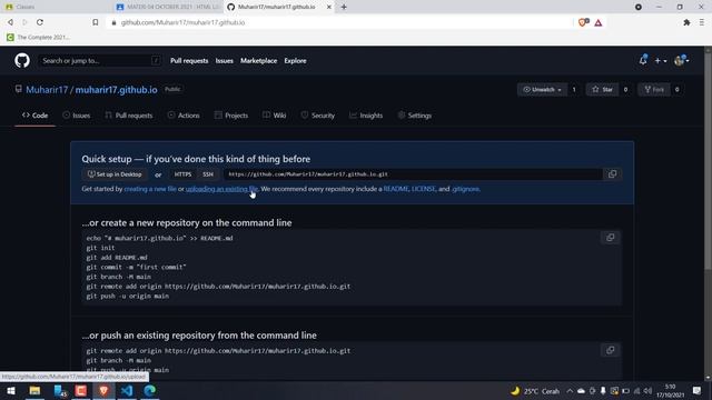 Membuat Github Pages Dan Mengupload File Pada Github смотреть онлайн
