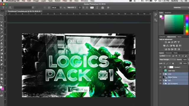THUMBNAIL TEMPLATES FOR EVERY COD! - 2017 Photoshop w/Magic Bullet Looks Download Link смотреть онлайн