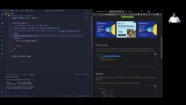 How to make a website using Github Copilot | Github copilot vscode react js tutorial | DoCoNation смотреть онлайн