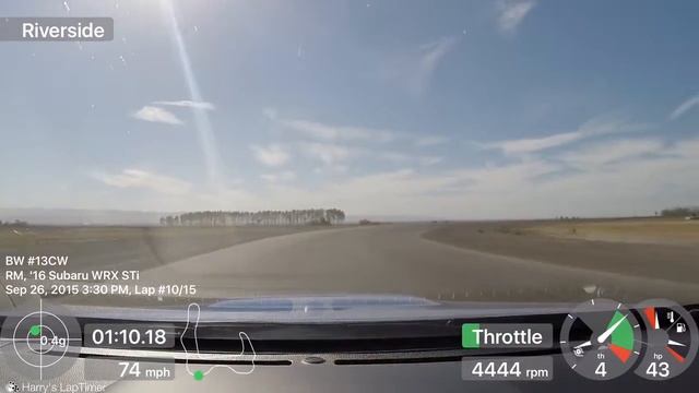 2016 Subaru WRX STi - Buttonwillow Raceway 09/26/15 смотреть онлайн
