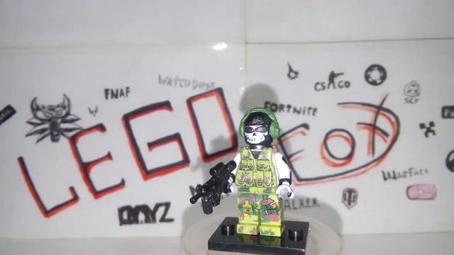 LEGO Call of Duty Ghost (Гоуст) (кастом) смотреть онлайн