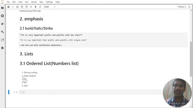 Markdown Ordered and Unordered lists смотреть онлайн