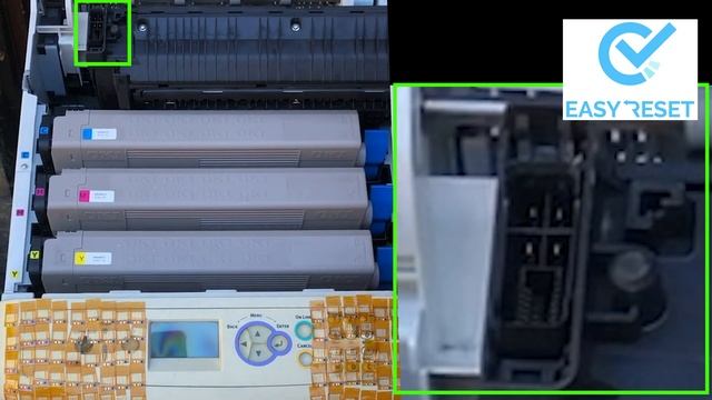 How to remove 980 error message on OKI Printers. Easiest method ever. смотреть онлайн