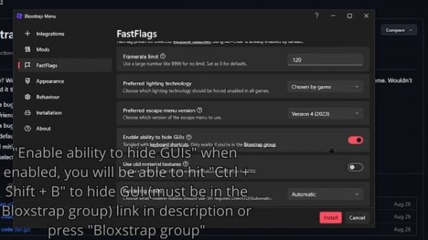 How To Install BloxStrap (Cap/Unlock FPS and Boost Performance | Roblox