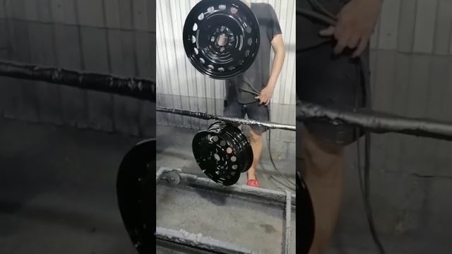 Покрытие полимером порошковая покраска реставрация дисков авто R15 чёрный супер глянец +38050320326 смотреть онлайн