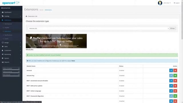 Automatic Account Disabler for Opencart смотреть онлайн