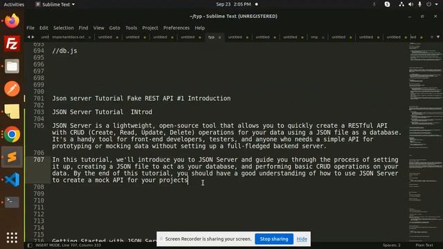 JSON Server Tutorial Fake REST API #1 Introduction смотреть онлайн