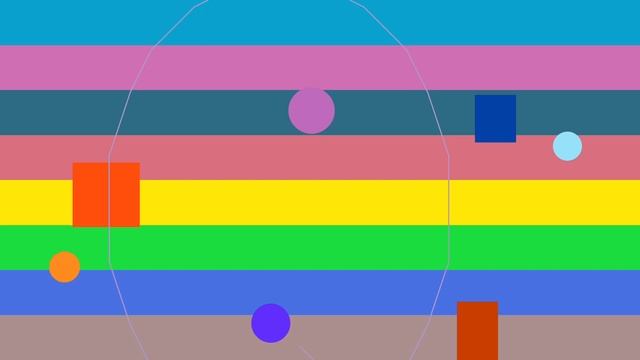 A random video created by a python script. Random characters, colours and shapes смотреть онлайн
