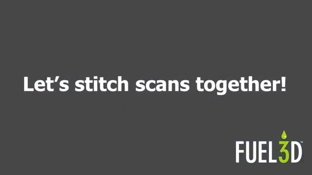 Fuel3D High Resolution 3D Scanner Workflow 480p смотреть онлайн