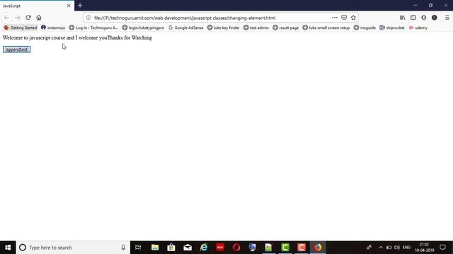 JavaScript Tutorial || How to use "BUTTON" to change Content || Web Development Classes смотреть онлайн