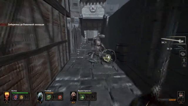 Warhammer End Times - Vermintide, крысы атакуют смотреть онлайн