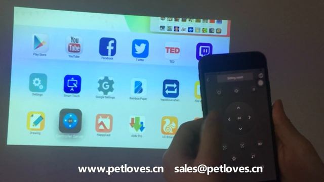 Pmovie Interactive Projector - Smart Phone APP Remote Control смотреть онлайн