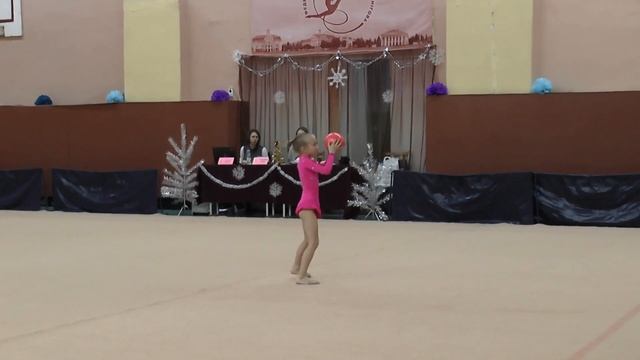 Лисенко Олександра (мяч) 20.12.2015 Художественная гимнастика. 