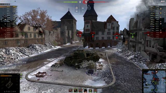 Хороший бой на Маусе,6600 урона💥►World Of Tanks) Мир Танков) смотреть онлайн