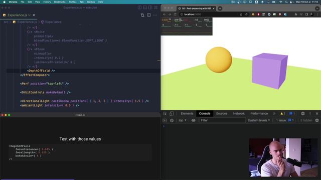63 — Post-processing with R3F