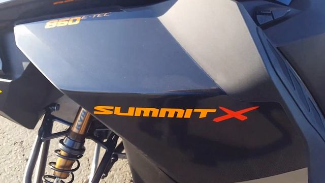 2020 Ski-Doo Summit X Expert Black & Orange 165 смотреть онлайн