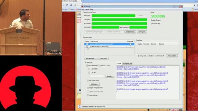 Black Hat USA 2010: JavaSnoop: How to Hack Anything Written in Java 3/4 смотреть онлайн