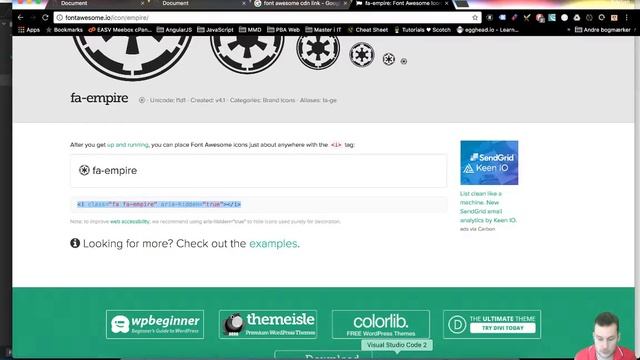 Creating a website | S1E21 | embed font-awesome смотреть онлайн