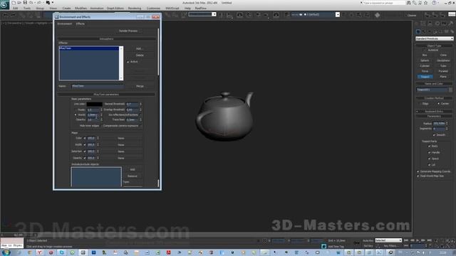 VRay Toon. Визуализация интерьера 3Ds Max смотреть онлайн