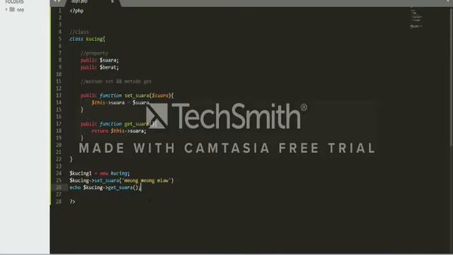 OOP PHP - Set and Get смотреть онлайн