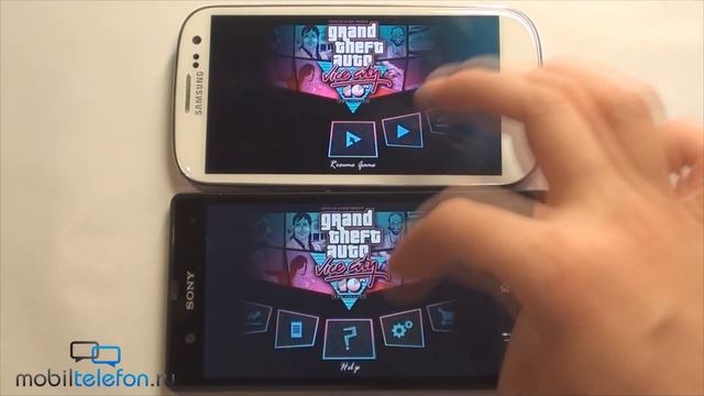 Sony Xperia Z vs Samsung Galaxy S 3: сравнение (comparison) смотреть онлайн
