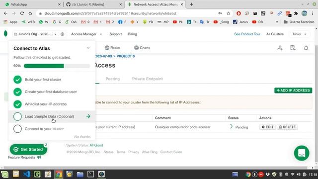 Como criar uma conta da Nuvem MongoDB смотреть онлайн