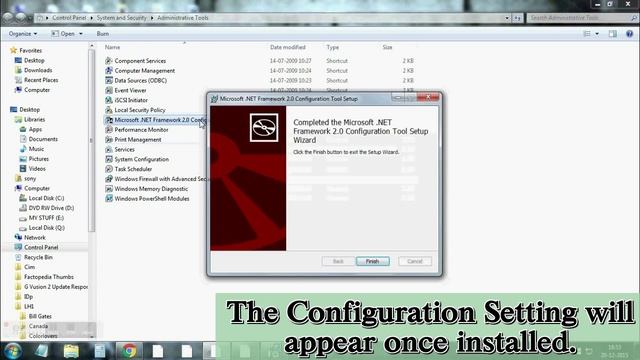 How to get .NET Framework Configuration Tool in Administrative Tools without SDK смотреть онлайн