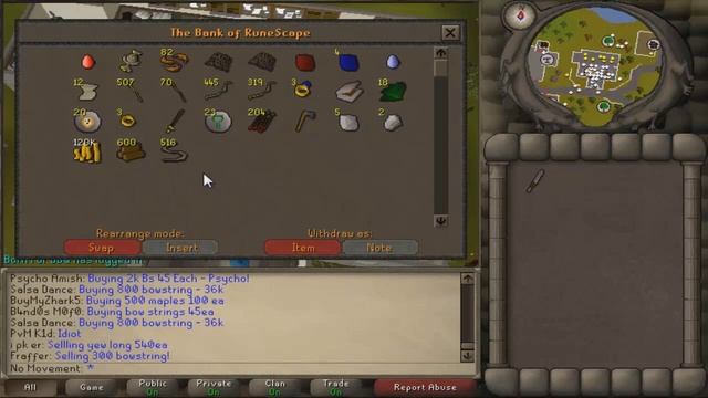 07Scape Money Making Guide #1 - Yew Longbows (100K/HR Profit) - 70 Fletch REQ смотреть онлайн
