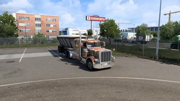 Old truck / Старый грузовик: Peterbilt 389.#ATS#AmericanTruckSimulator