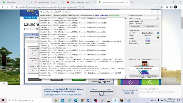 como descargar java 16/18 en windows para jugar minecraft launcherfenix смотреть онлайн