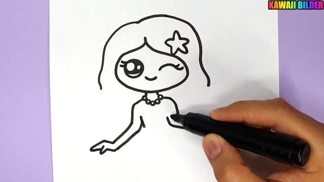 Kawaii Meerjungfrau Malen - Kawaii Bilder - von Rizzo Chris смотреть онлайн
