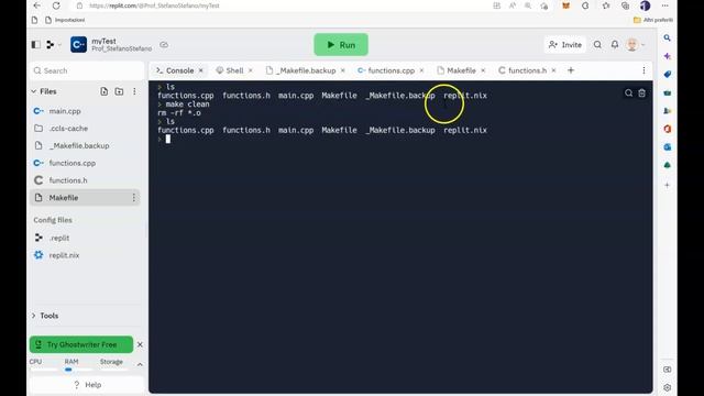 replit - makefile смотреть онлайн