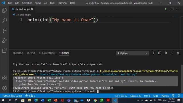What is String and Integer in Python? смотреть онлайн
