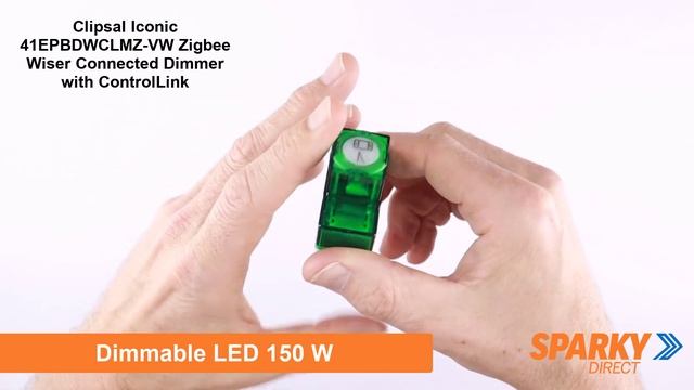 Clipsal Iconic 41EPBDWCLMZ-VW | Zigbee Wiser Connected Dimmer with ControlLink смотреть онлайн