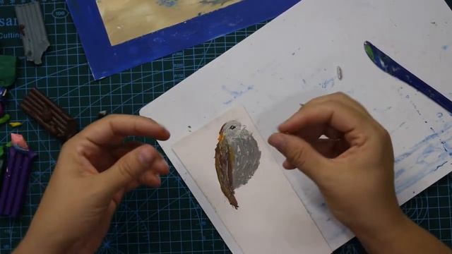 Как сделать объемное панно из пластилина. 2 часть смотреть онлайн